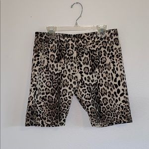 Kendall & Kylie Leopard Bike Shorts